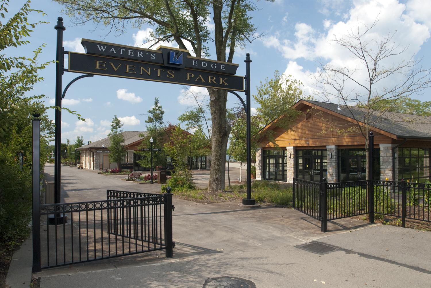 Water's Edge Event Park entrance