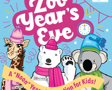 Zoo Year's Eve - A Noon Year's Countdown for kids with Jama Giraffe, Polly Polar Bear and Sydnee Koala Characters
