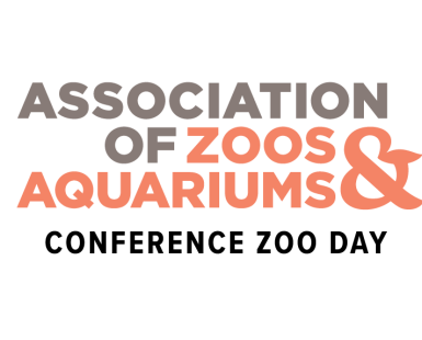 Lockup with AZA logo with the subtitle "Conference Zoo Day"